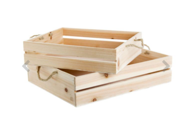 Wooden Crate Jute 02